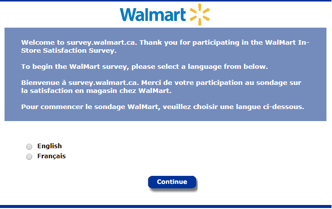 walmart survey